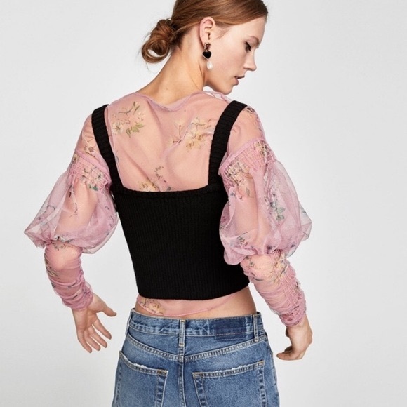 Zara Sheer Blouse - Picture 5 of 16